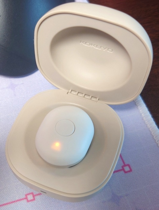 大人のやる気ペン充電ケースで充電