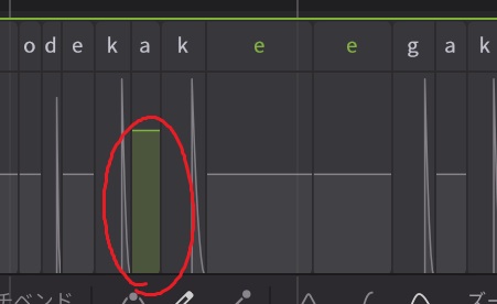 Synthesizer V 2音素パネル操作方法